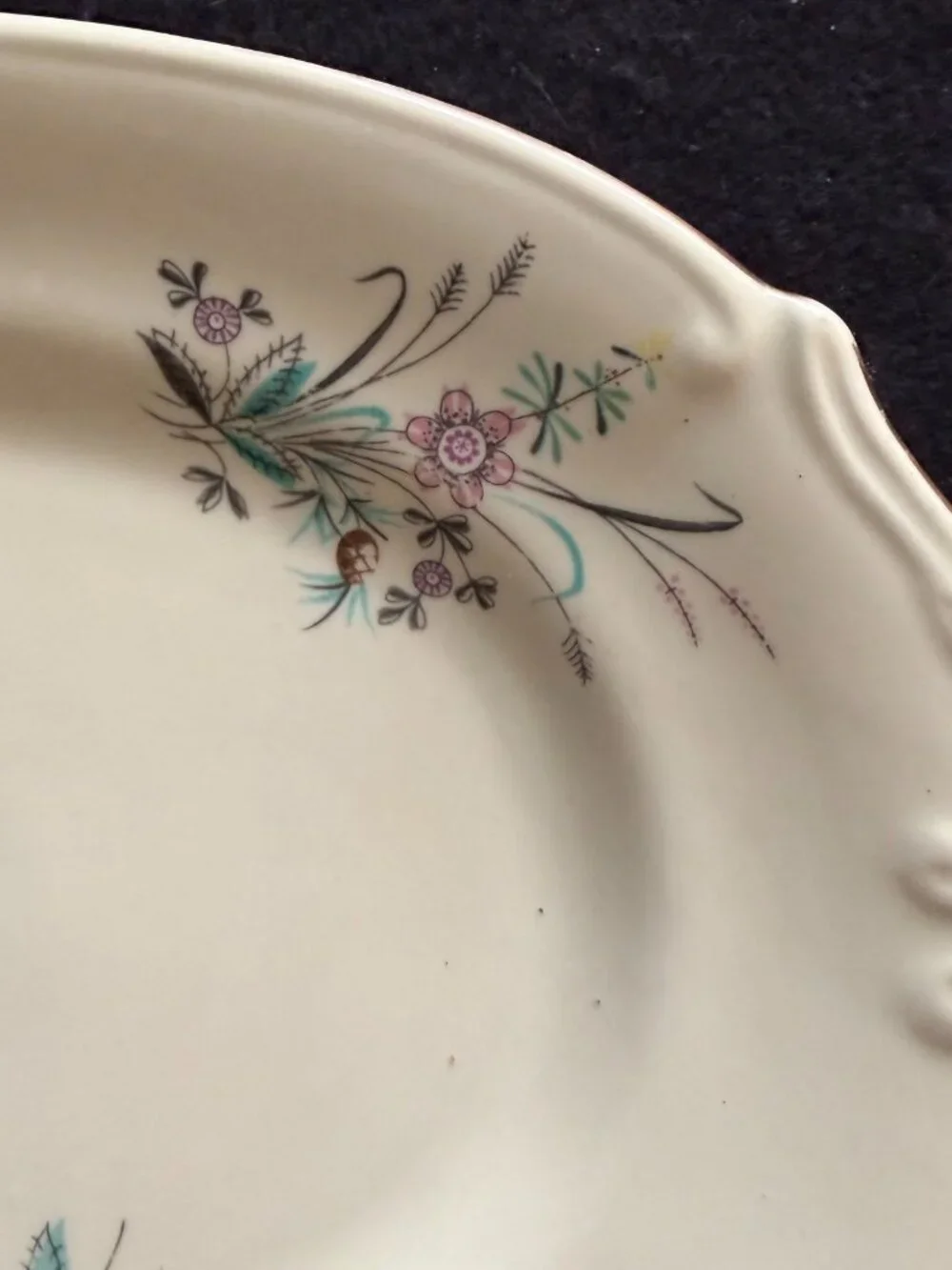 Vintage P.T. Tulowice Mid-Centry Serving Platter